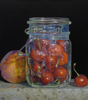 "Outside Looking In", oil on linen, 30x30 inches, 2014, Sold