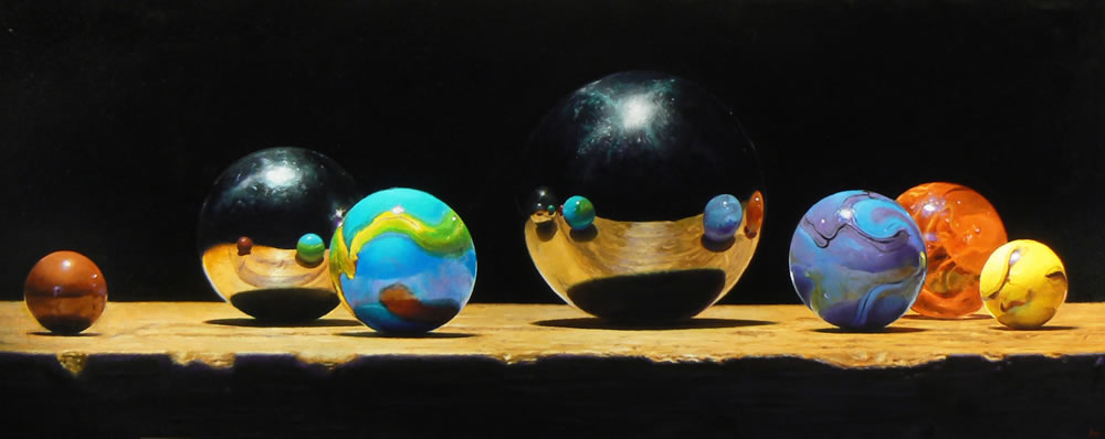 "First Among Equals" Oil on canvas, 20x50 inches, 2013 (Sold)