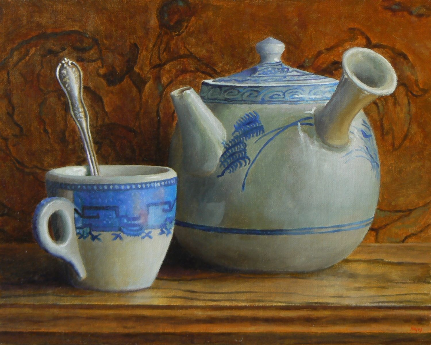 Kyusu Teapot and Teacup