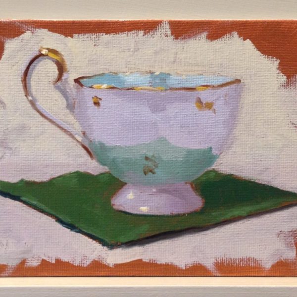 Warm-Up Sketch: Teacup with Green Napkin