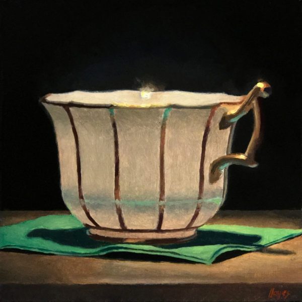 Teacup with Green Napkin