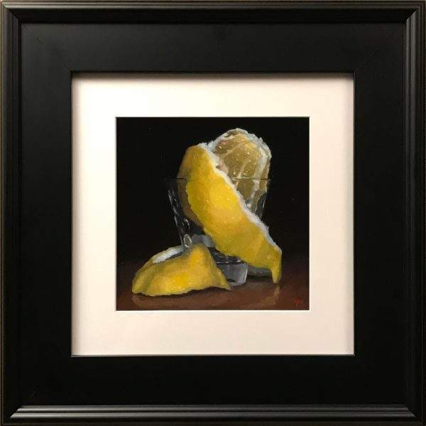 "Peeled Lemon in Shotglass" Fine Art Print