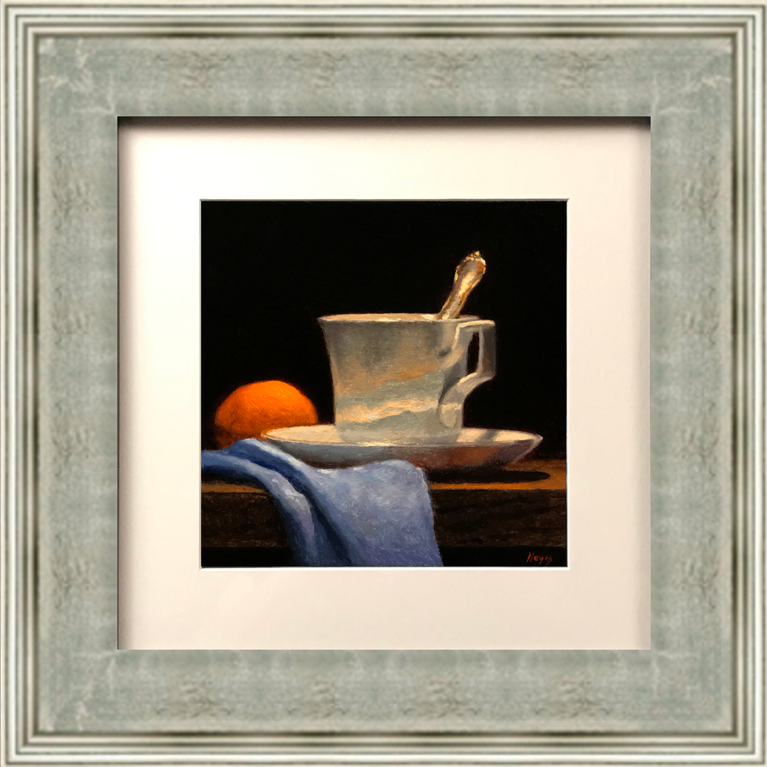 Matted Print with Silver Frame