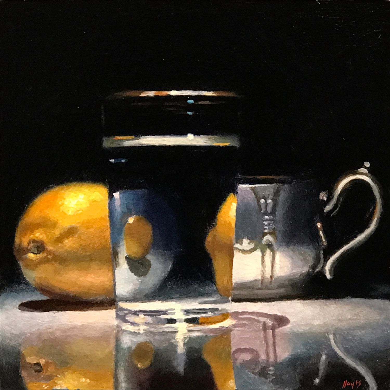 Lemon, Silver, Glass •