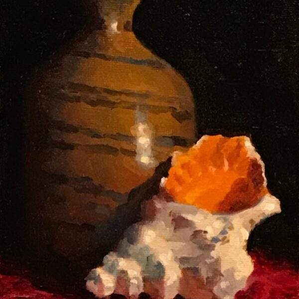<a href="https://www.jeffhayes.com/product/bud-vase-and-shell/" target="_self" rel="noopener">View this painting</a>