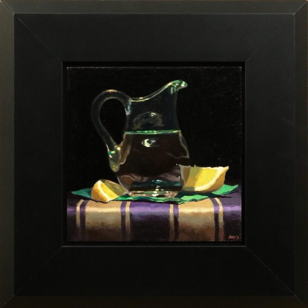 Glass Creamer and Lemon Slices