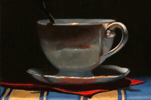 Teacup with Red Napkin