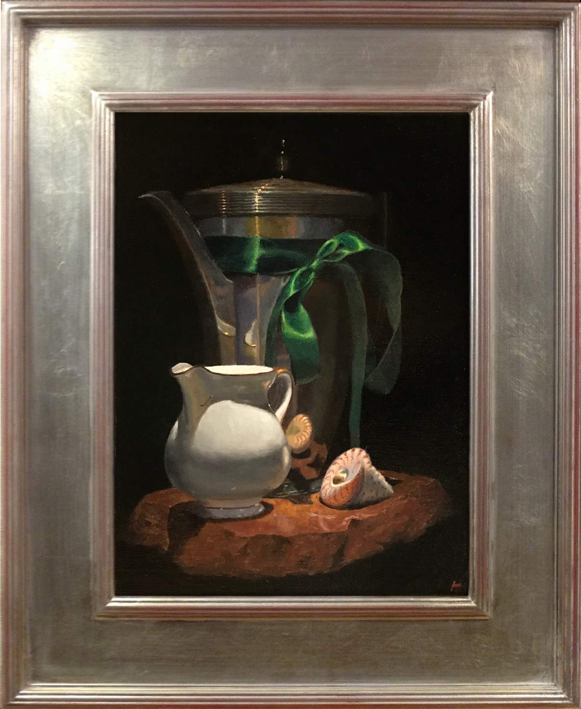 White Creamer, Art Deco Coffee Pot, Shell$2,750 $2,200