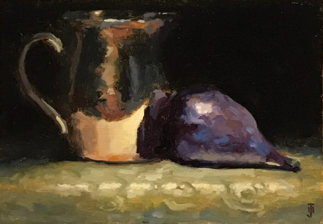Fig and Silver Creamer