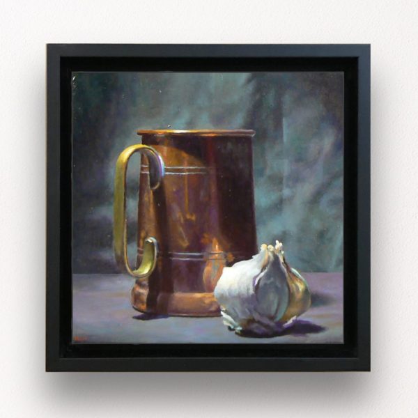 "Copper and Garlic" Framed Print On Canvas