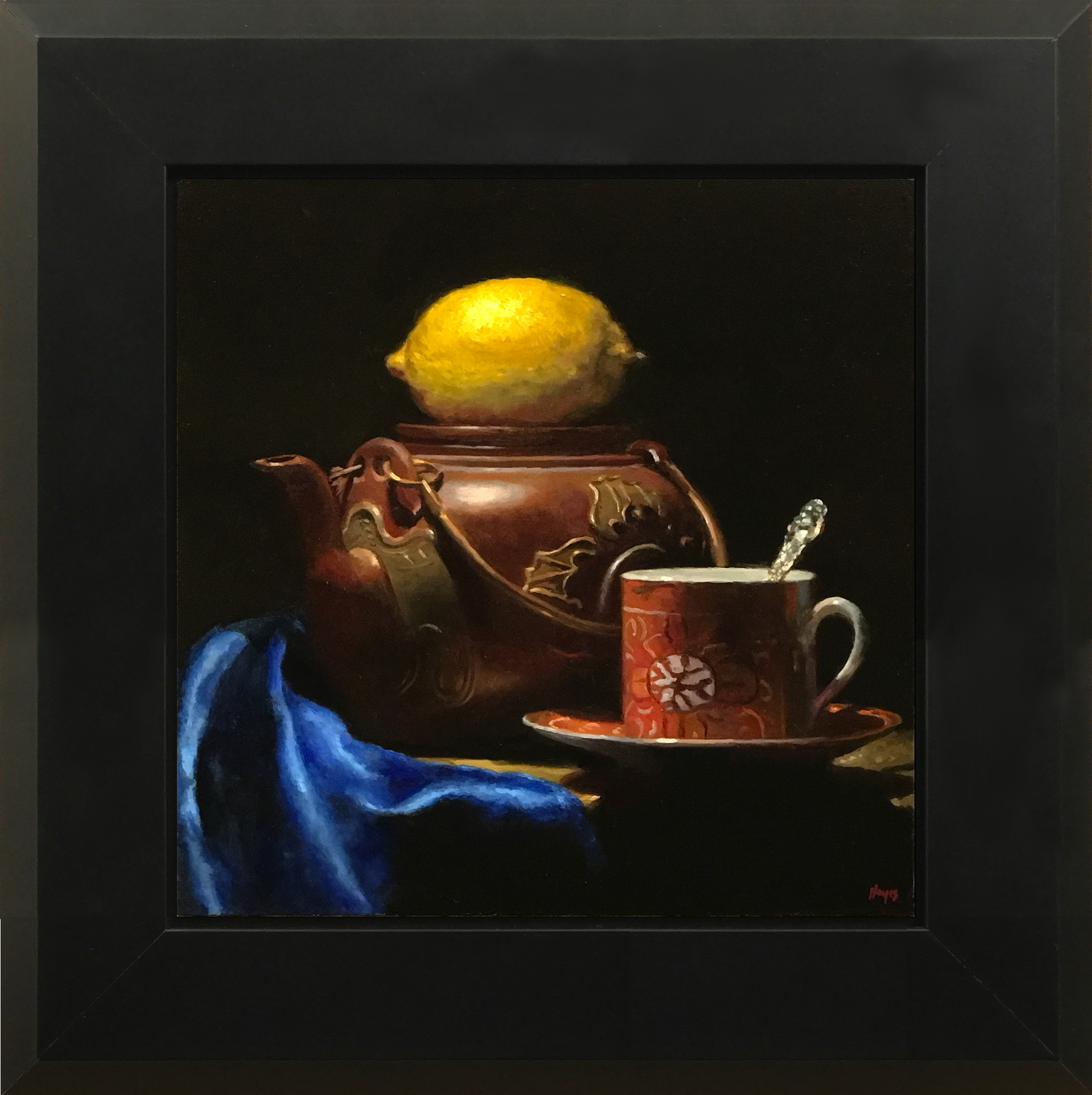 "Lemon, Teapot, Blue Velvet"
View this painting
