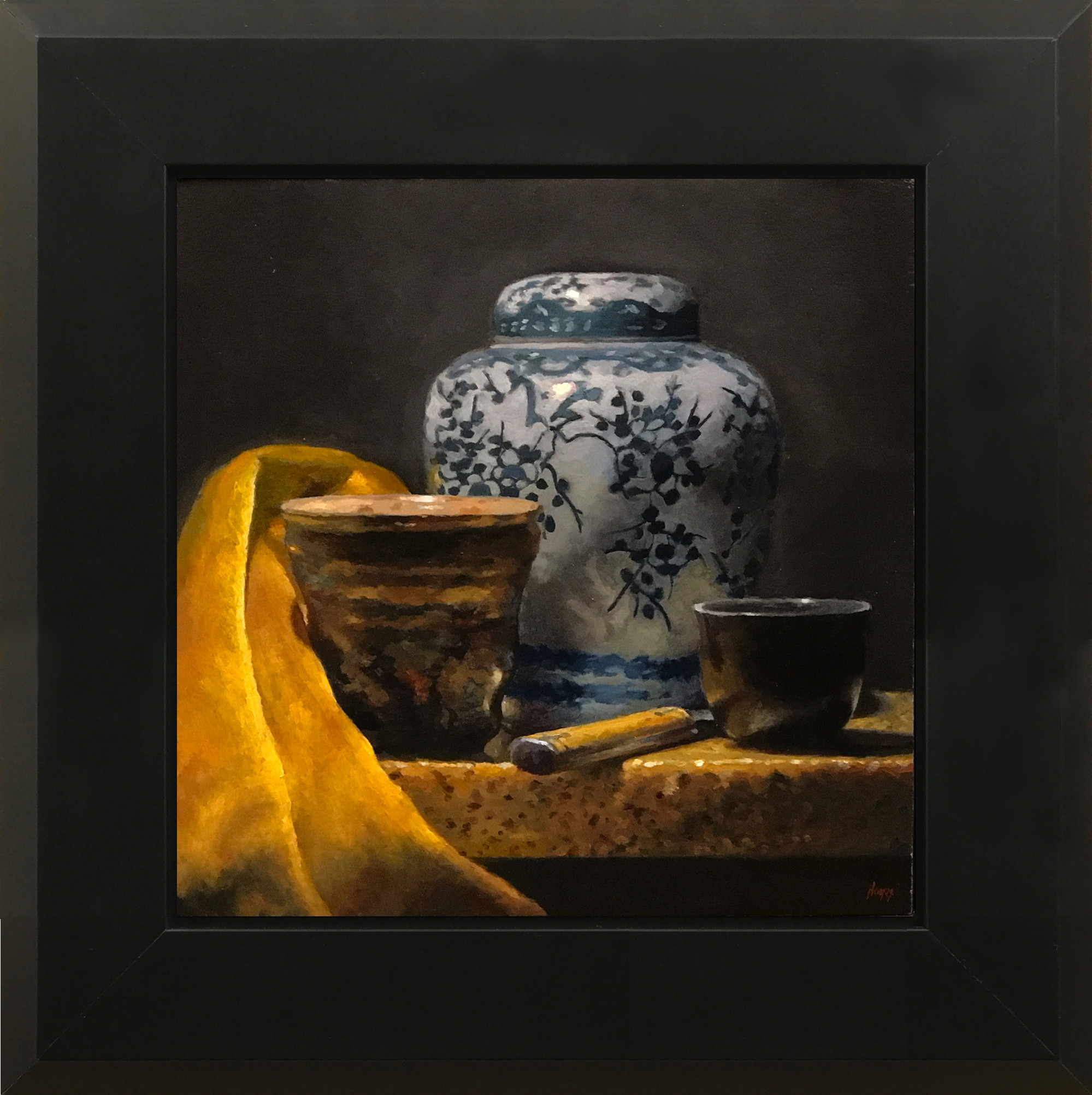 "Handmade Cups and Ginger Jar"
View this painting