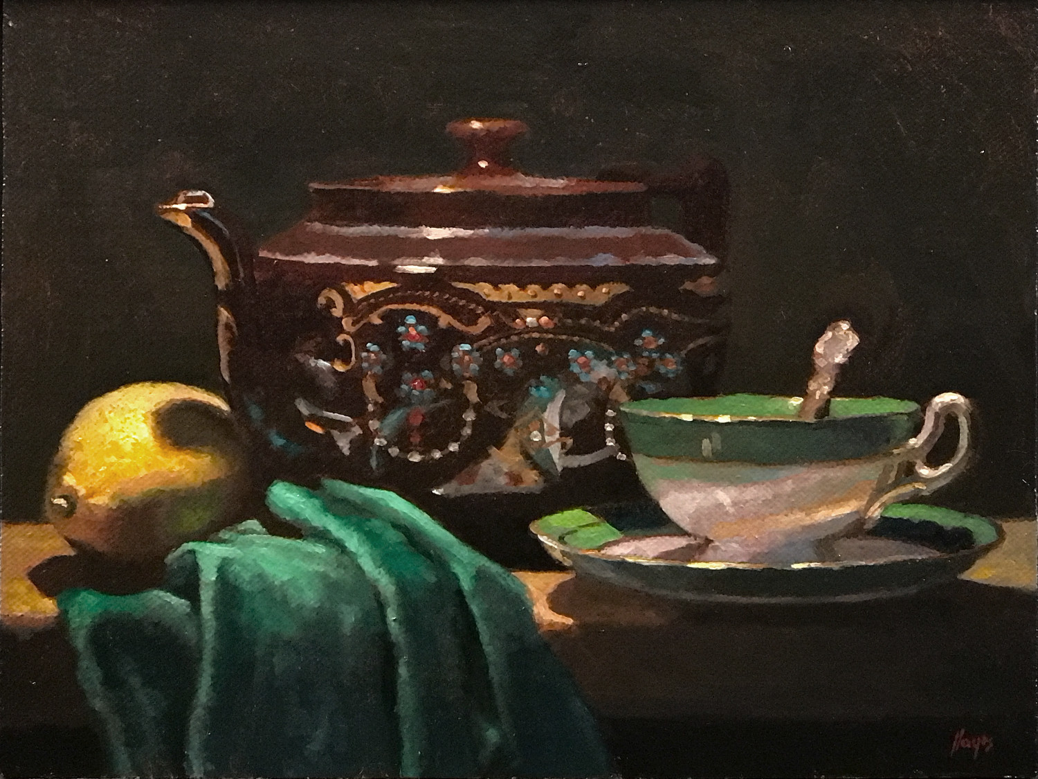 Tea with Green Velvet