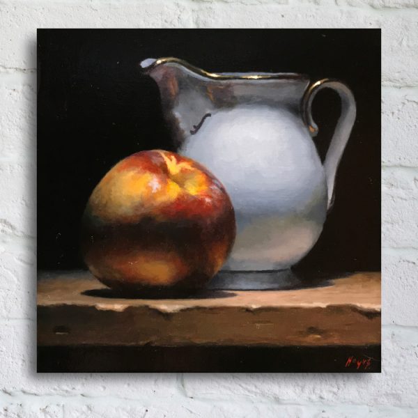 "Nectarine and Creamer" Print On Canvas