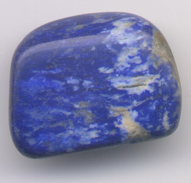Raw Lapis Lazuli, with visible impurities