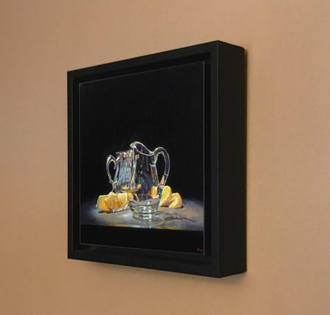 silver_glass_oranges-8x8-black-floater-frame-side