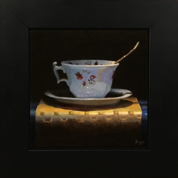 Teacup with Gold Brocade – Jeffrey Hayes